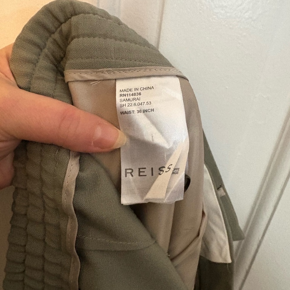 Reiss Olive Green Dress Pants - Picture 10 of 12